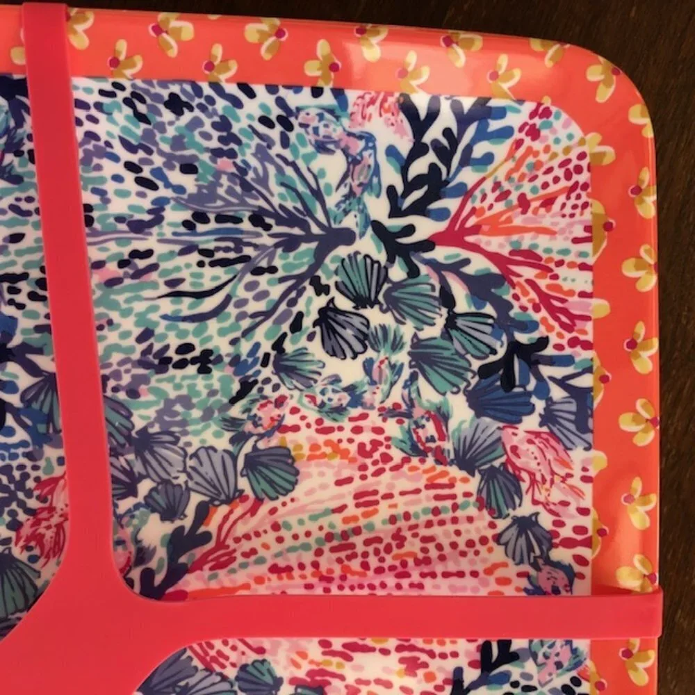 LILLY PULITZER Resort Sway with Me Melamine Dinner Plates (4) NIB